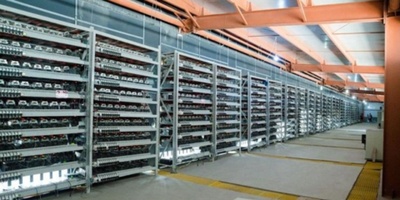 Modern mining farm utilizing colocation services in Germany