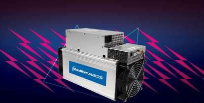High-performance Bitcoin mining rig setup in a data center