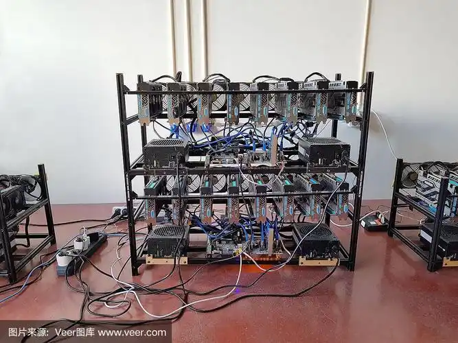 Advanced mining rig setup illustrating the backbone of blockchain networks